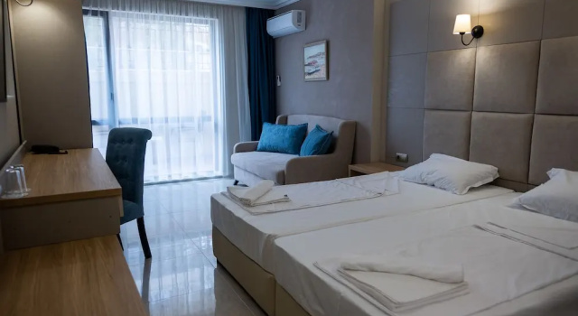 Двухместный номер Standard с балконом и с видом на море Veramar Beach