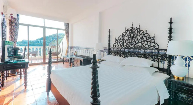 Superior Doppel Zimmer mit Balkon und mit Meerblick Pousada de Coloane Boutique Hotel