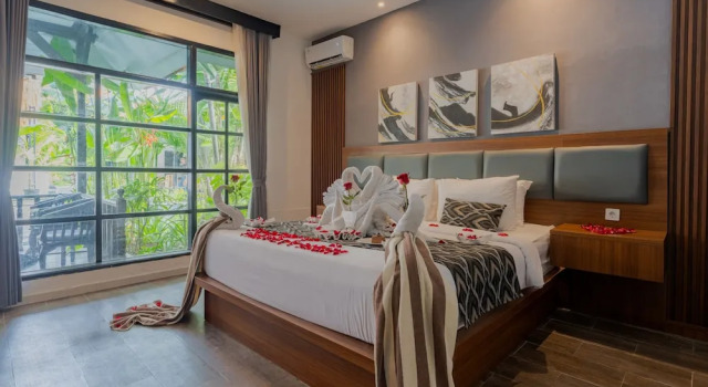Номер Deluxe с видом на бассейн Casa Wina Kuta by The Wina Resorts