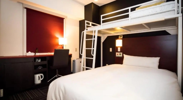 Четырёхместный номер Standard SUPER HOTEL Tokyo Akabane Station Higashiguchi Ichibangai