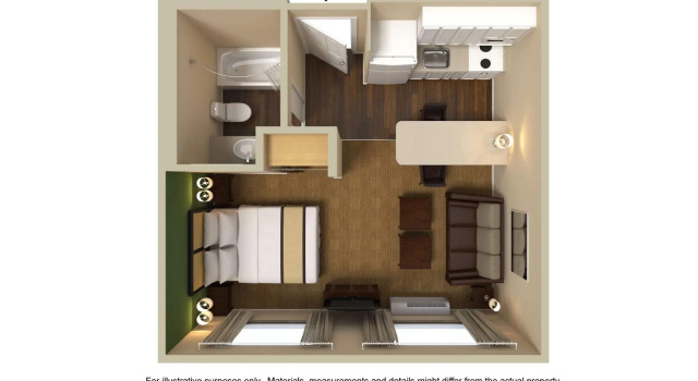 Номер Deluxe Extended Stay America Select Suites - Providence - Airport