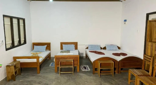 Кровать в общем номере Valampuri Kite Resort