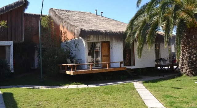Бунгало с балконом и с красивым видом из окна Cabañas Las Añañucas I