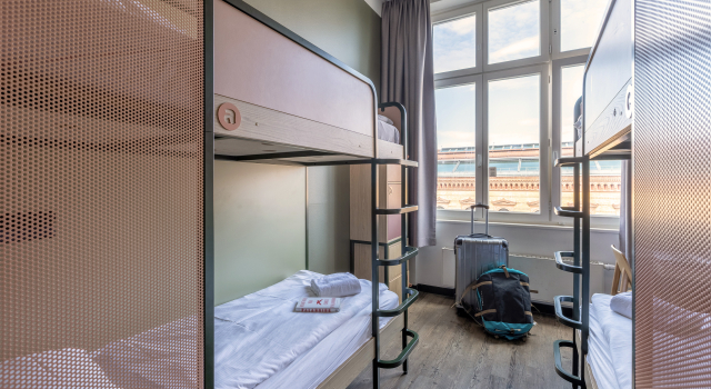 Cama em dormitório (Dormitório Feminino) MEININGER Hotel Berlin Mitte