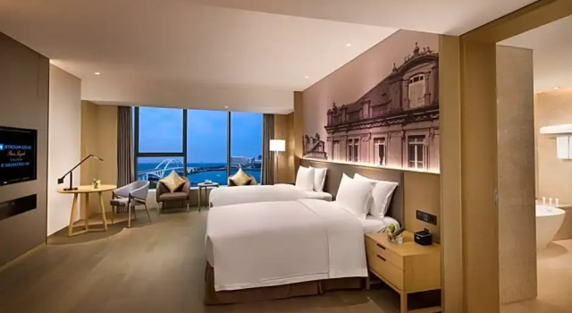 Двухместный номер Superior с видом на море Wyndham Grand Plaza Royale Yuzhou Xiamen Wuyuan Bay