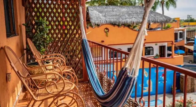 Люкс с балконом Hotel Posada Luna Sol