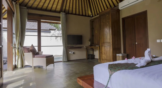 Вилла c 1 комнатой с балконом The Kampung Ubud Villa