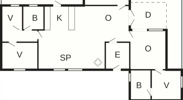 Коттедж 4 Star Holiday Home in Vaeggerlose