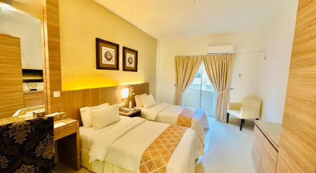 Luksusowy dwuosobowy pokój Rompin Beach Resorts