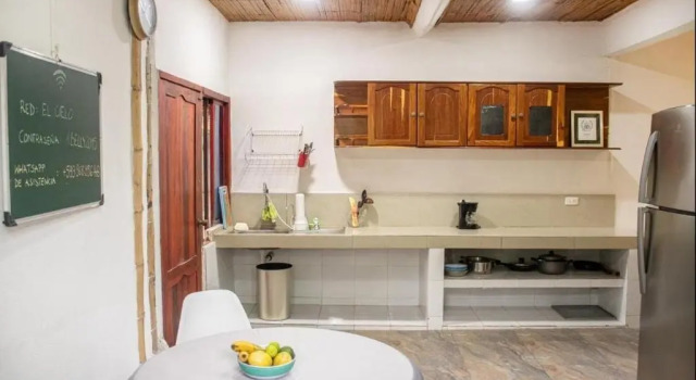Кровать в общем номере Hostel El Cielo