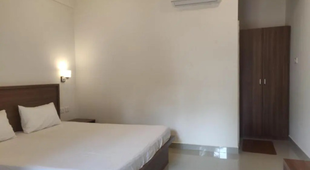 Deluxe Kahden hengen huone Morjim Sunset Hotel - 300 Meter to Morjim Beach with Pool & Kitchen Apartments
