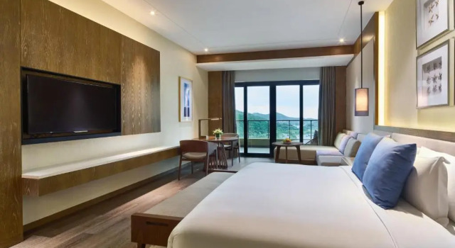 Двухместный номер Deluxe с видом на океан Crowne Plaza Ningbo Xiangshan Sea View by IHG