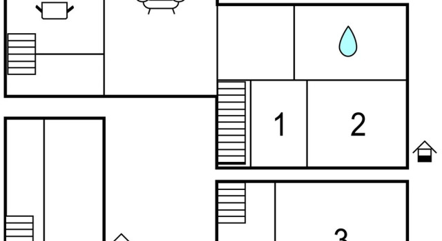 Awesome Home in Löttorp With 3 Bedrooms and Wifi, Boek Hotel Löttorp 