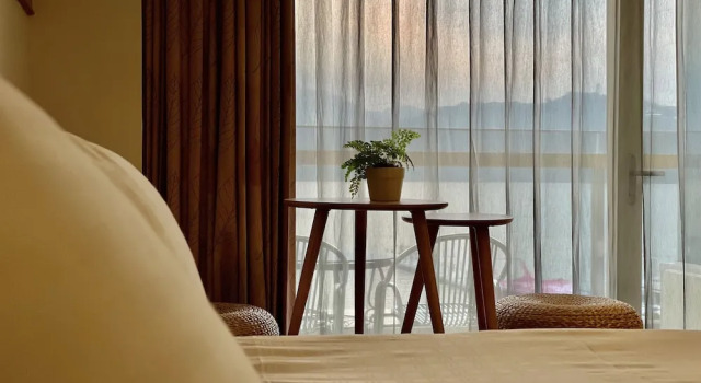Standard Double room with balcony and with lake view Ming Hu B&B