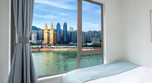 Люкс с 2 комнатами с видом на реку Friendly Nanyuan Riverview Homestay (Jiefangbei Hongyadong Location)