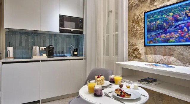 Студия с видом на внутренний двор Aparthotel 9 ALBERTI Nice Centre
