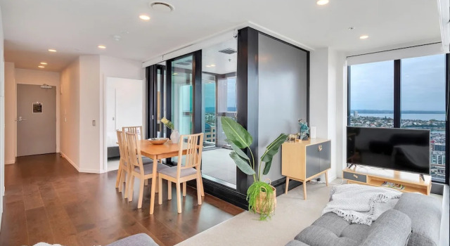 Апартаменты с 2 комнатами с видом на город Amazing Harbour, Skytower and Rangitoto Views
