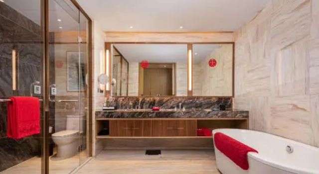 Люкс Luxury с 4 комнатами The QUBE Hotel Xiangyang