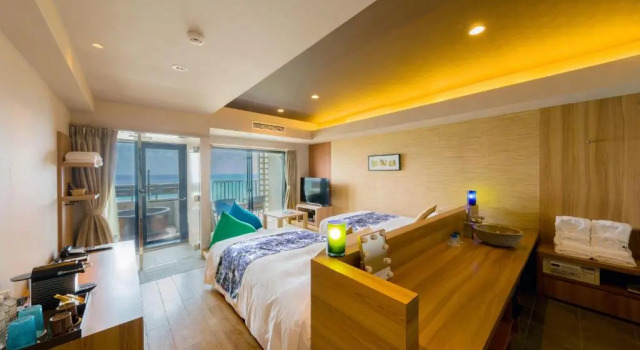 Двухместный номер Standard с видом на океан Ryukyu Onsen Senagajima Hotel