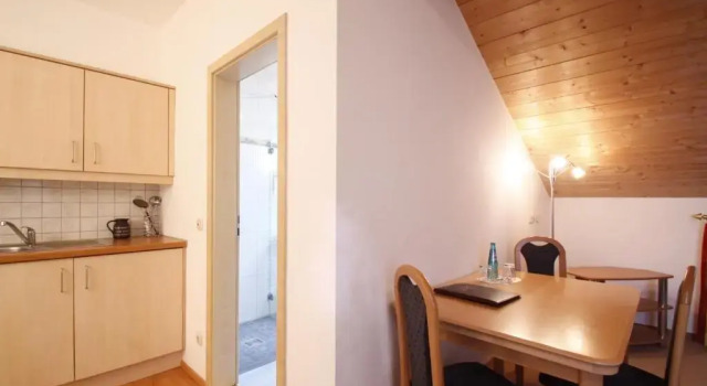 Balkonlu tek kişilik daire Hotel-Cafe Hanfstingl
