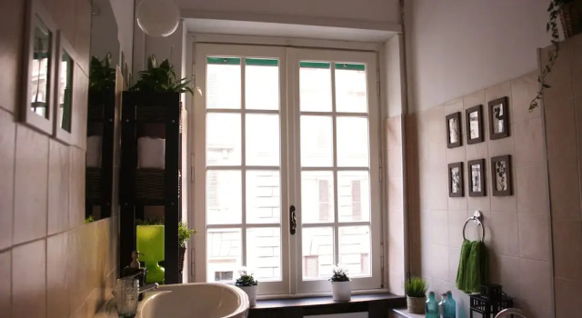 2 soveværelser i Deluxe suite med altan Arches B&B