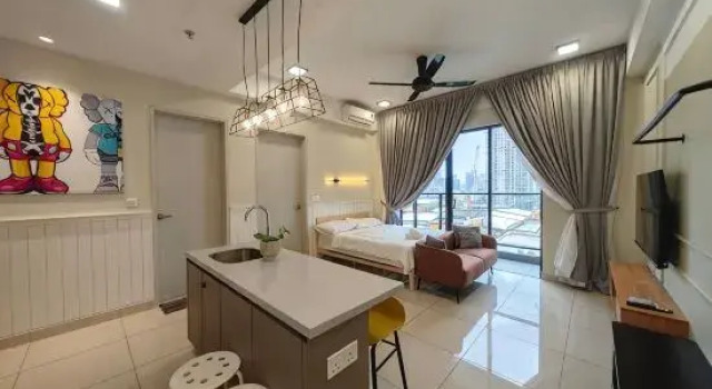 TRION Pool & KL City View The 107 Family Suite