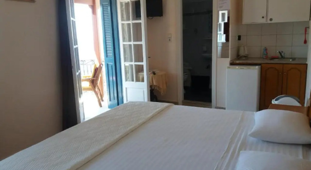 Студия с видом на море Melinas sunset-Nice flat with 2 Rooms,2 Bath with sea view sunset
