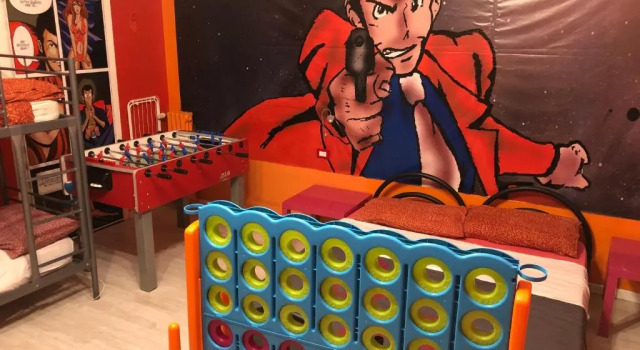 Четырёхместный номер Standard Comics Guesthouse Hostel