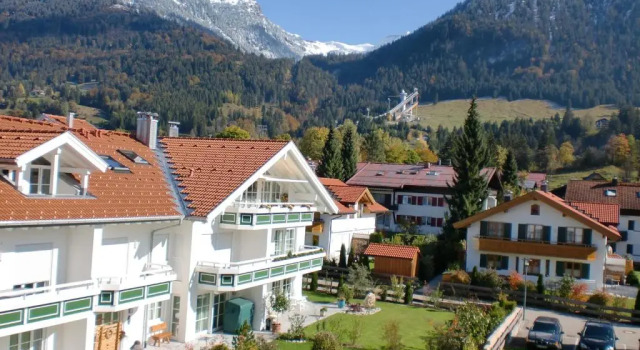 Апартаменты Alpenflair Ferienwohnungen Whg 214 "Schanzenblick"