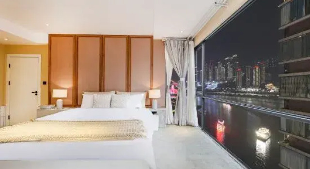 Люкс Premier с 4 комнатами с видом на реку Fandiao Homestay Chongqing