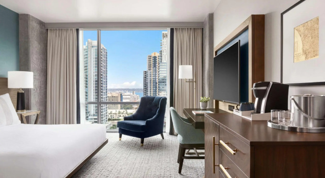 Двухместный номер Accessible с видом на город Carte Hotel San Diego Downtown, Curio Collection By Hilton
