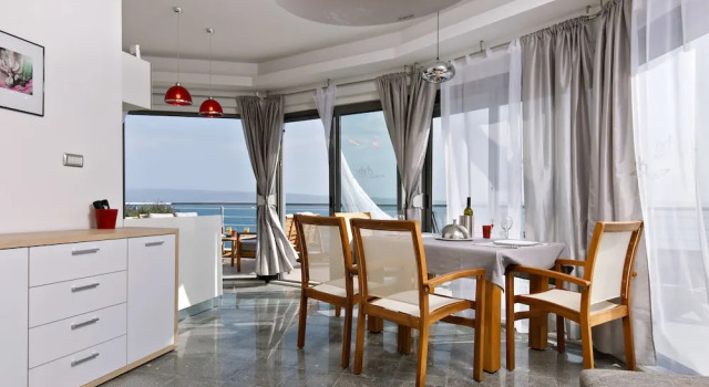 Апартаменты Superior с балконом и с панорамным видом Ark Beach Apartments