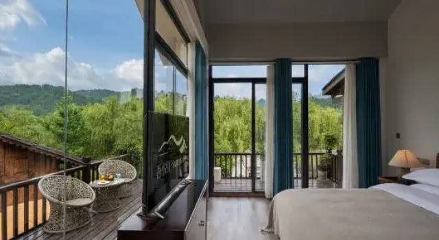 Люкс Executive с видом на реку Yuepeak·Vacation Homestay