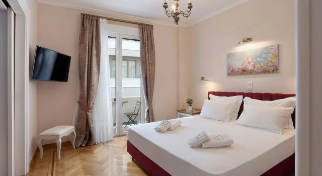 Двухместные апартаменты с балконом V1935 Luxurious Apartments