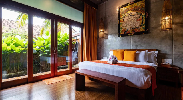 O podwyższonym standardzie pokój z widokiem na ogród Ipoh Bali Hotel