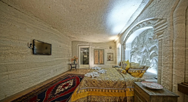 Двухместный люкс Premium с видом на сад Kayatas Cave Suites