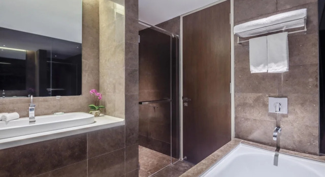 Standardní podkrovní apartmá pokoj 1 ložnice Pan Pacific Serviced Suites Orchard