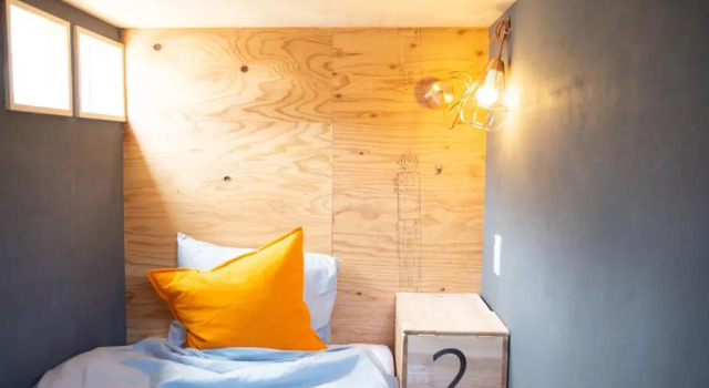 Кровать в общем номере MEEDAFUS YUI HOSTEL and COFFEE