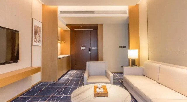 Двухместный люкс c 1 комнатой Hilton Garden Inn Zibo Zhangdian