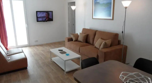 Апартаменты с 2 комнатами с видом на море Residence Veles Plage