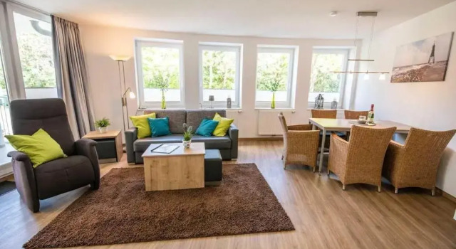 Апартаменты Ferienwohnung-303-Hohe-Lith-ganz-nah-am-Meer-inkl-Strandkorb
