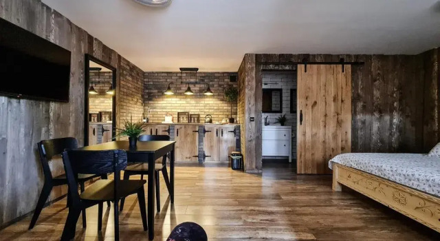 Двухместная студия Deluxe Apartamenty Góralski DACH NAD GŁOWĄ