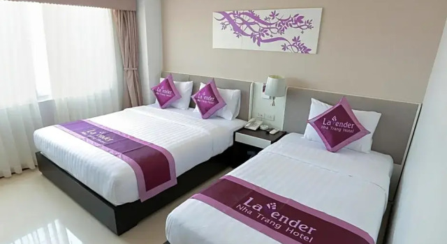 Трёхместный номер Deluxe с видом на окрестности Lavender Nha Trang Hotel