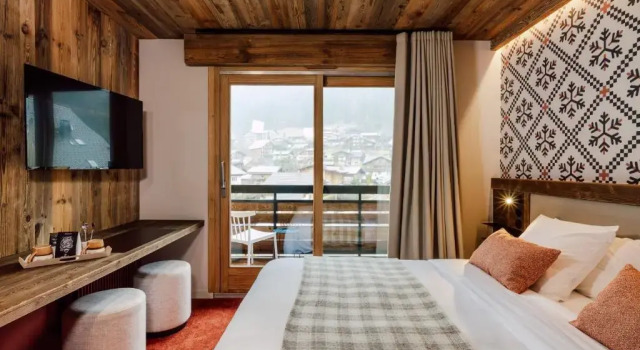Двухместный номер Standard с балконом Hôtel Névé
