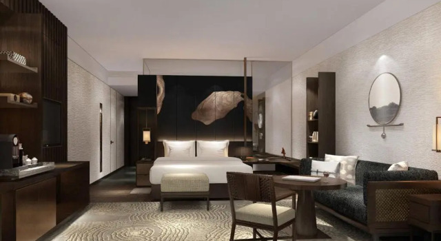 Двухместный номер Deluxe с балконом и с видом на сад JW Marriott Hotel Qufu