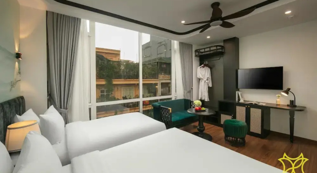 Трёхместный номер Luxury с видом на город Hanoi Grandeur Hotel