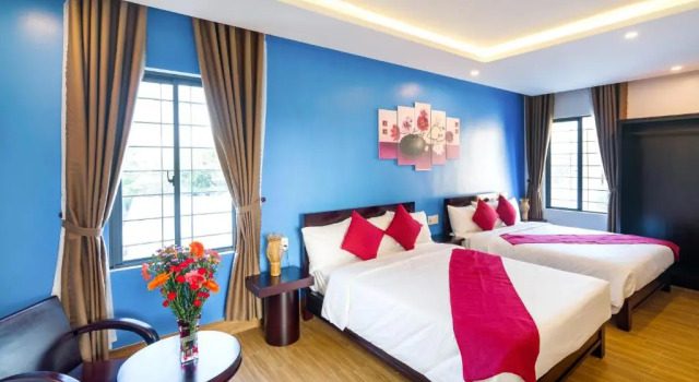 Двухместный номер Deluxe с балконом An Bang Beach Hai An Villa