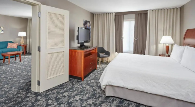 Двухместный люкс c 1 комнатой Hilton Garden Inn Schaumburg