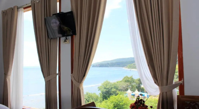 Camera doppia Deluxe con balcone e con vista mare Manta Cottage Seaview Plus