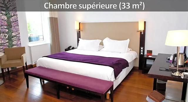 O podwyższonym standardzie pokój Ferme de Bourran Hotel